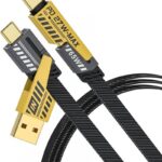 کابل شارژر 4 کاره مدل Flat Wire 4IN1 - تصویر 3