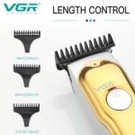 ماشین اصلاح موی سر و صورت وی جی ار مدل V-290 - تصویر 7