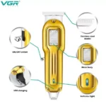ماشین اصلاح موی سر و صورت وی جی ار مدل V-919 - تصویر 4