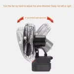 پنکه ۴۸ ولت توری فلزی مدل FAN LITHIUM 3PIN - تصویر 6