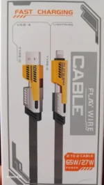 کابل شارژر 4 کاره مدل Flat Wire 4IN1 - تصویر 17