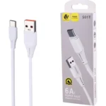 کابل فست شارژ تایپ سی مدل Sasathree S01T 6A