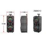 اسپیکر بلوتوثی مدل ZQS 8212 - تصویر 10
