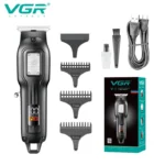 ماشین اصلاح موی سر و صورت شارژی وی جی ار مدل V-918 - تصویر 4