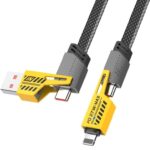 کابل شارژر 4 کاره مدل Flat Wire 4IN1 - تصویر 25