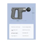 ماساژور تفنگی مدل Fascial Massage Gun KH-740 - تصویر 14